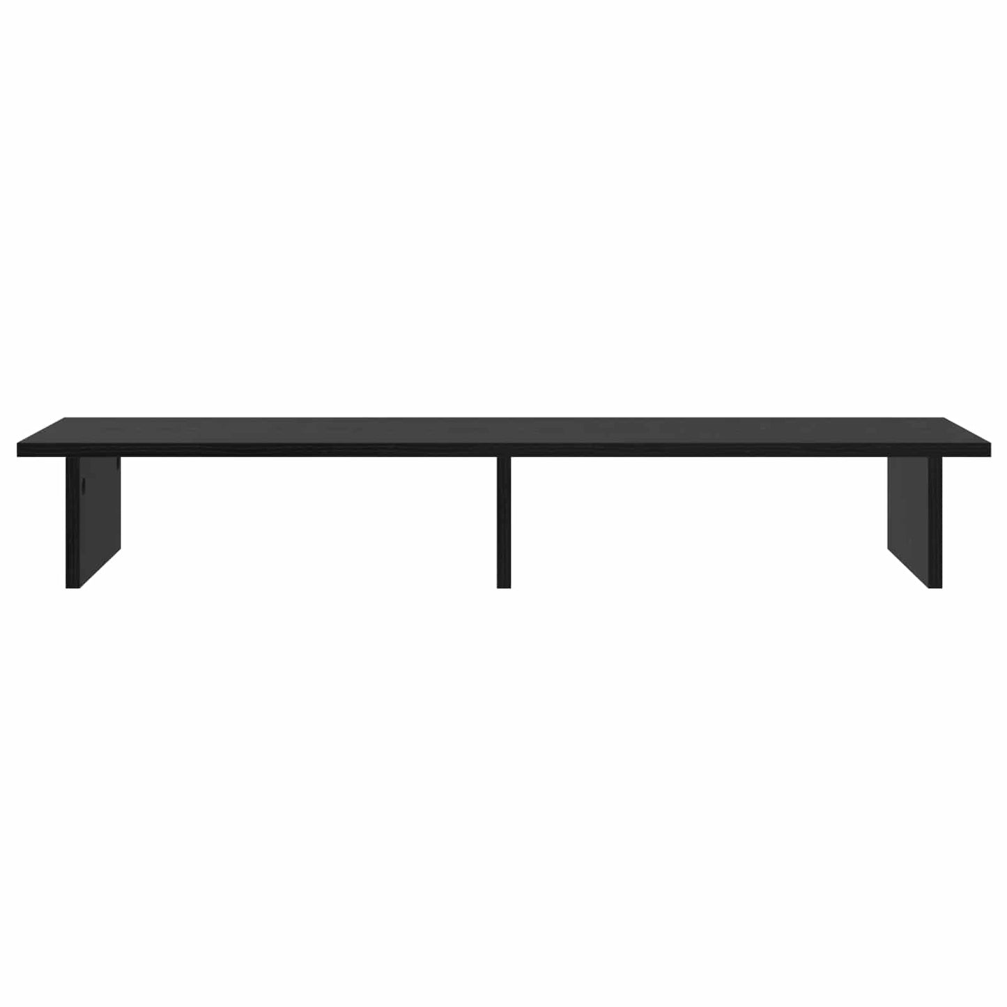Stojan Na Monitor Černý Dub 100 X 27 X 15 Cm Kompozitní Dřevo