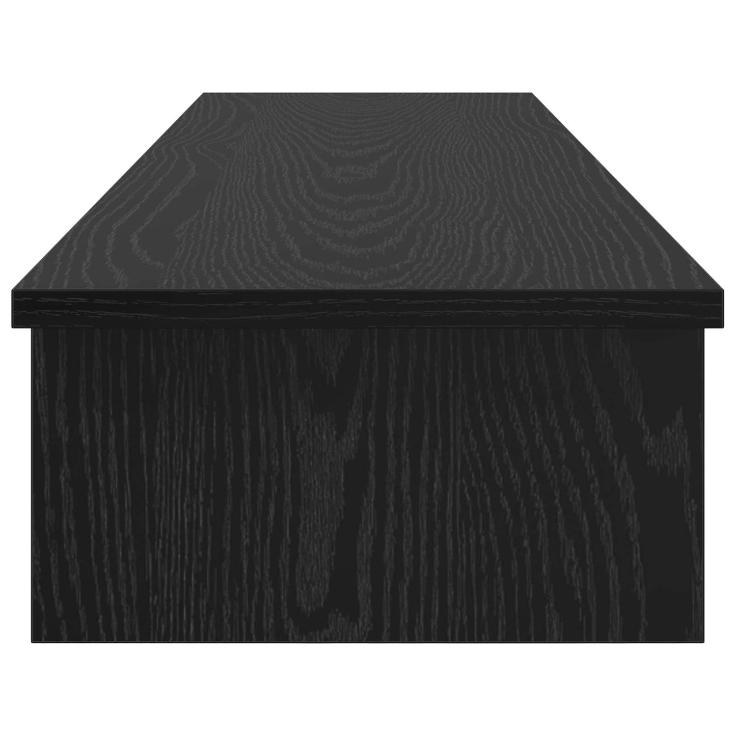 Stojan Na Monitor Černý Dub 100 X 27 X 15 Cm Kompozitní Dřevo