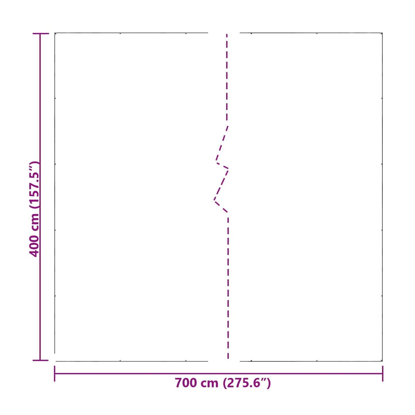 Plachta Transparentní 7 X 4 M Pe