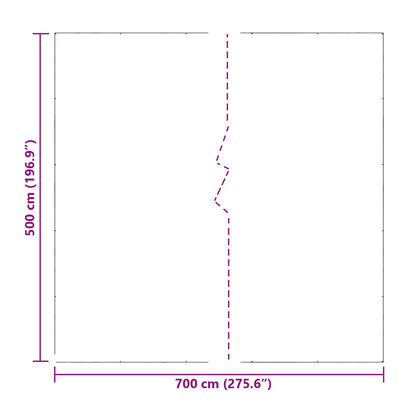 Plachta Transparentní 7 X 5 M Pe