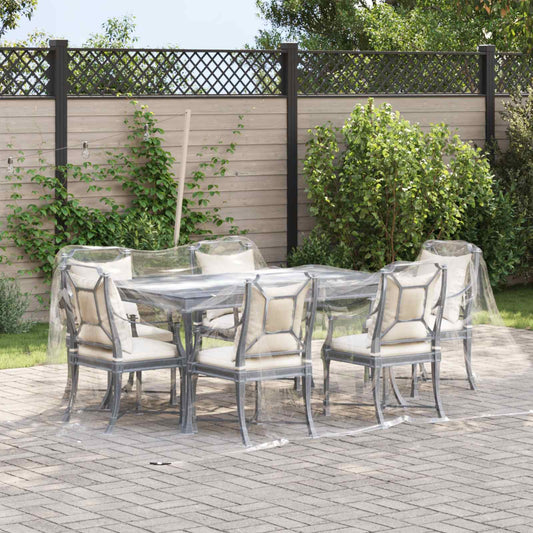 Plachta 350 Gsm Transparentní 5 × 3,5 M Pvc
