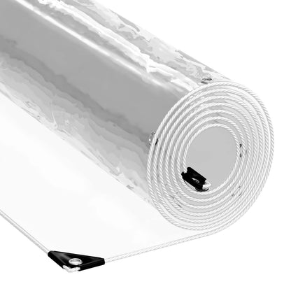 Plachta 350 Gsm Transparentní 5 × 3,5 M Pvc