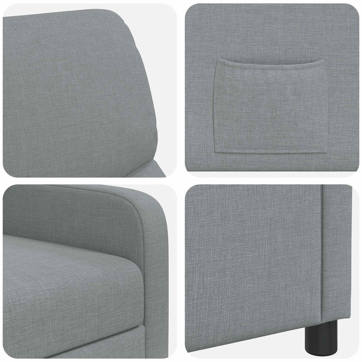 Křeslo S Funkcí Ležení Textil