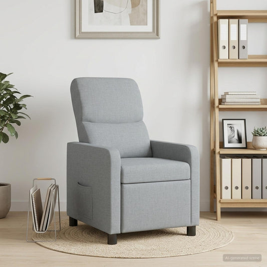 Křeslo S Funkcí Ležení Textil