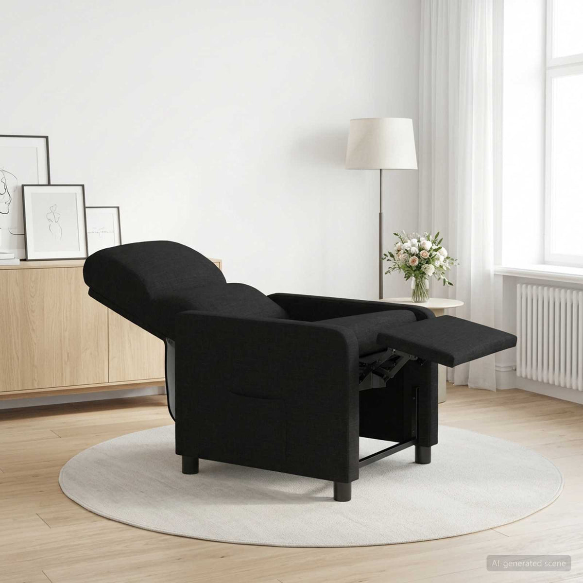 Křeslo S Funkcí Ležení Textil