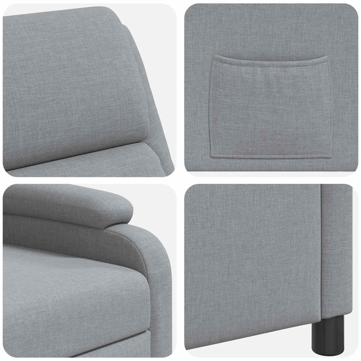 Křeslo S Funkcí Ležení Textil