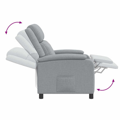Křeslo S Funkcí Ležení Textil