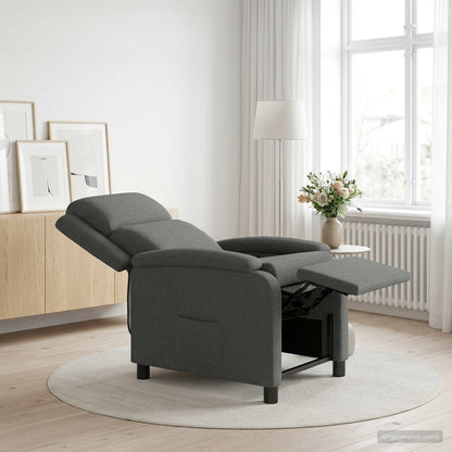 Křeslo S Funkcí Ležení Textil