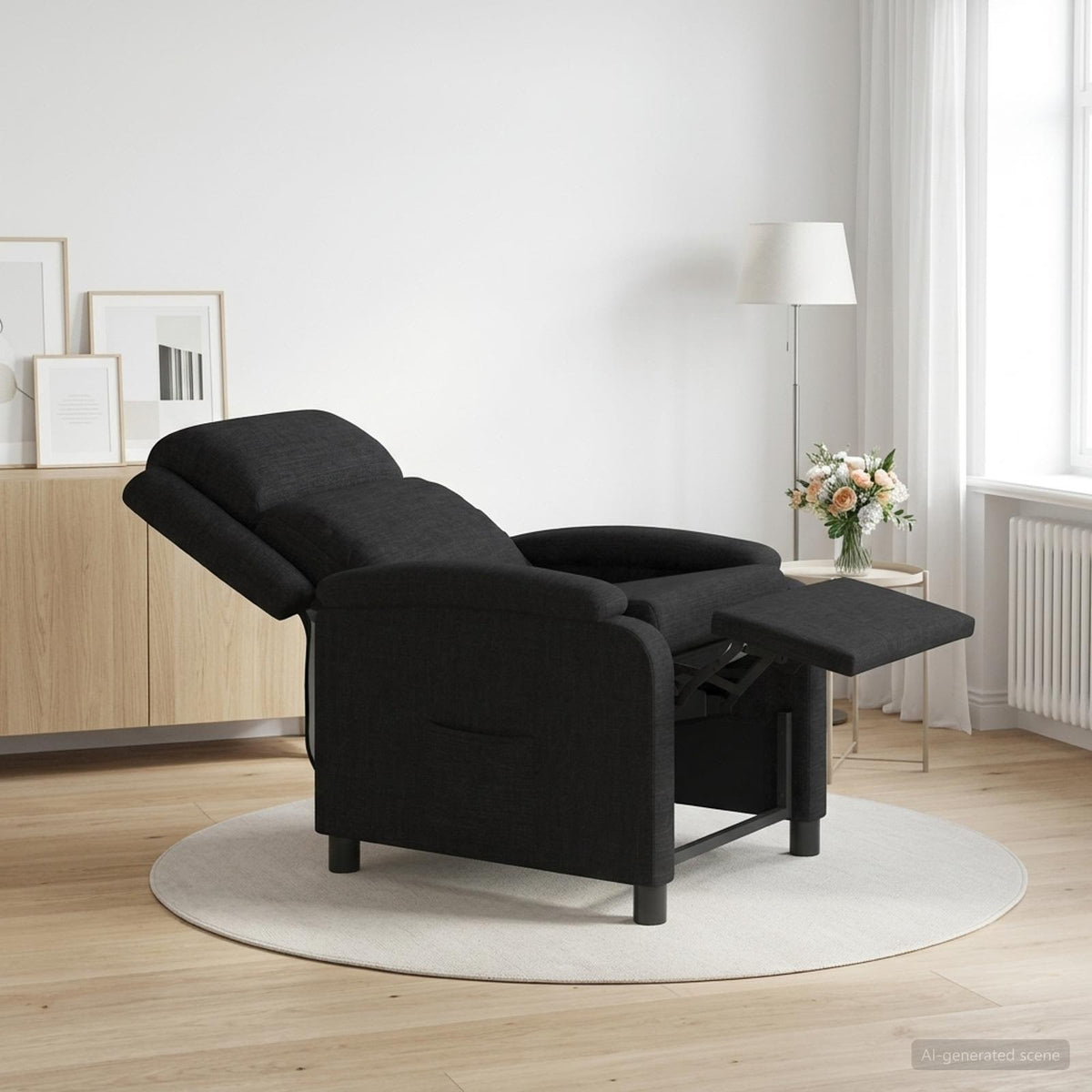 Křeslo S Funkcí Ležení Textil