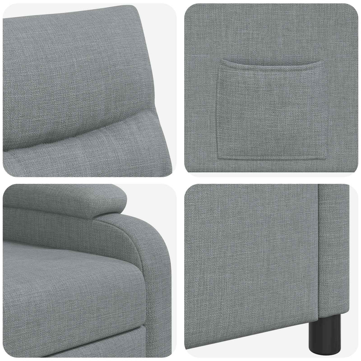 Křeslo S Funkcí Ležení Textil