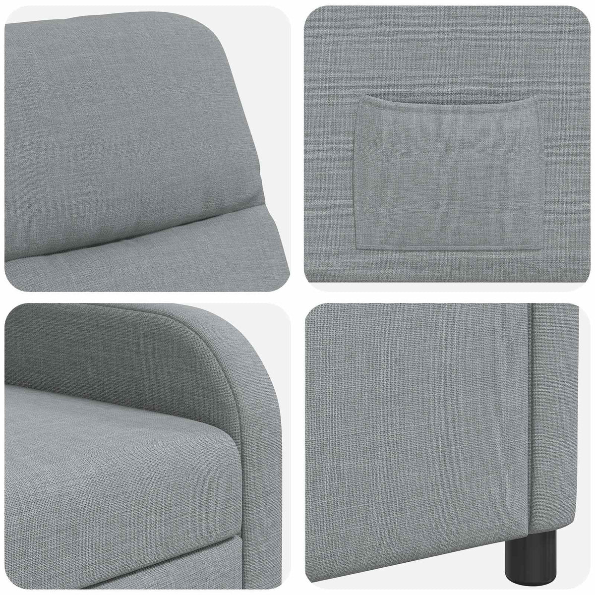 Křeslo S Funkcí Ležení Textil