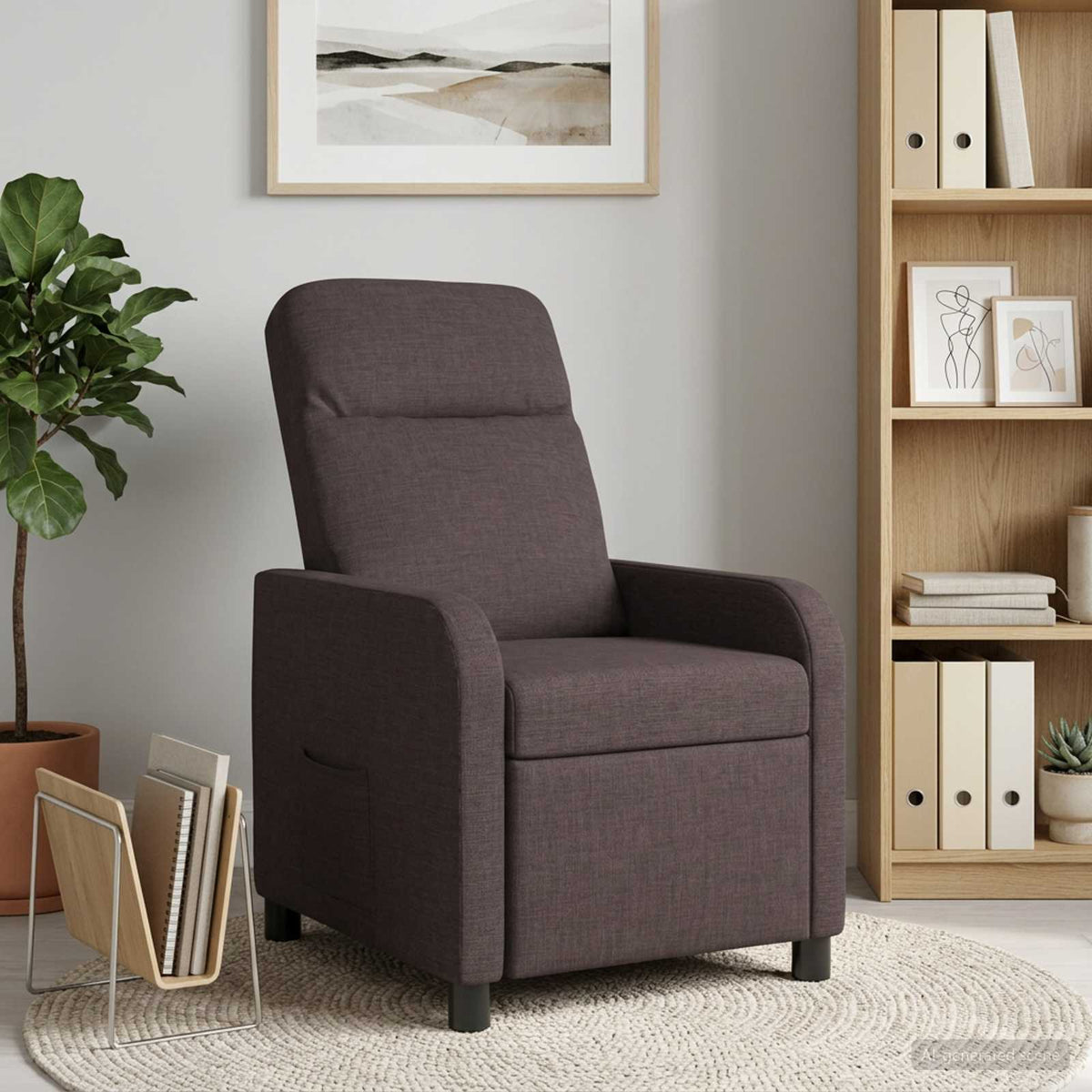 Křeslo S Funkcí Ležení Textil