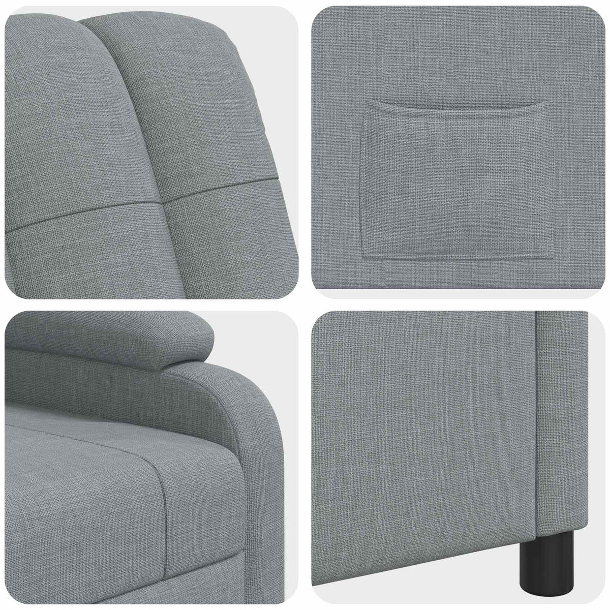 Křeslo S Funkcí Ležení Textil