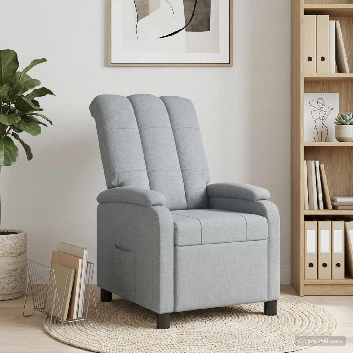 Křeslo S Funkcí Ležení Textil