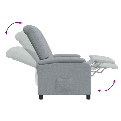 Křeslo S Funkcí Ležení Textil