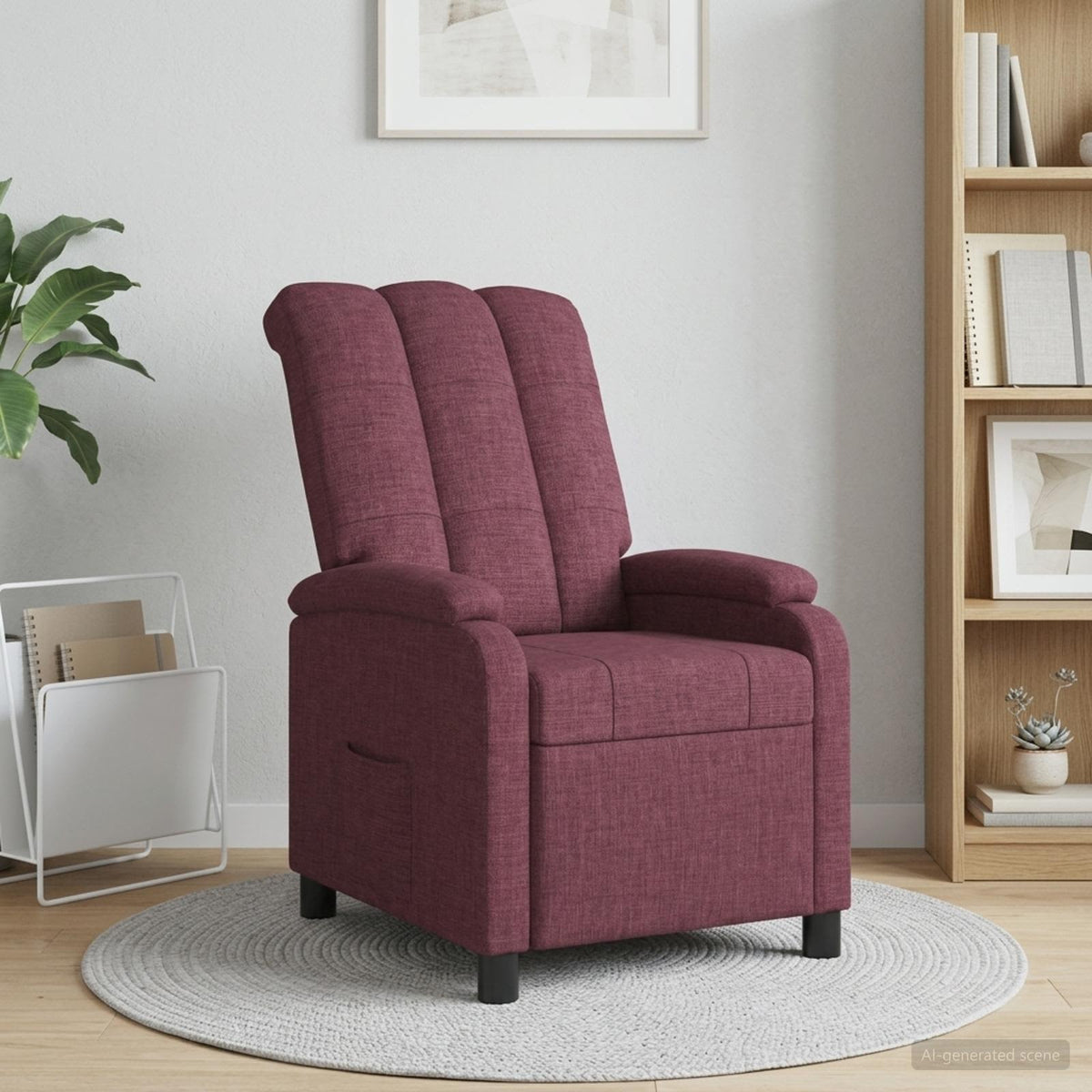 Křeslo S Funkcí Ležení Textil