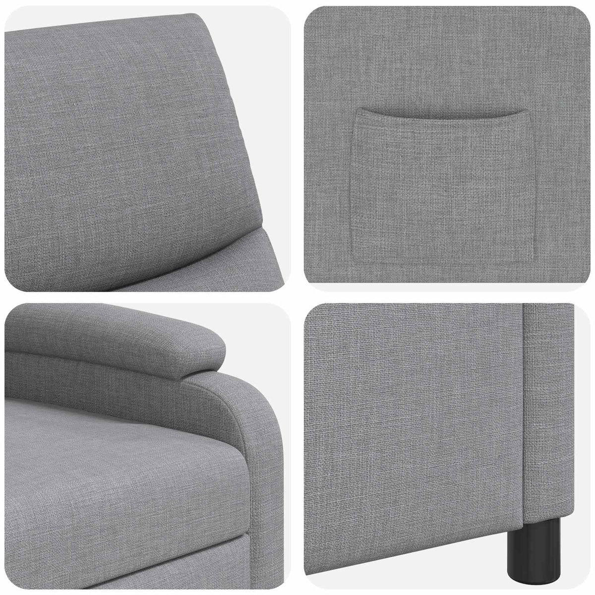 Křeslo S Funkcí Ležení Textil