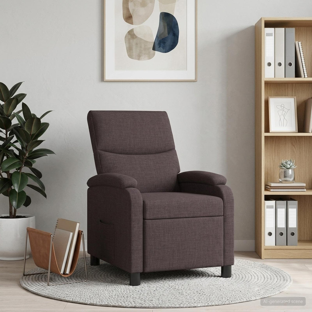 Křeslo S Funkcí Ležení Textil