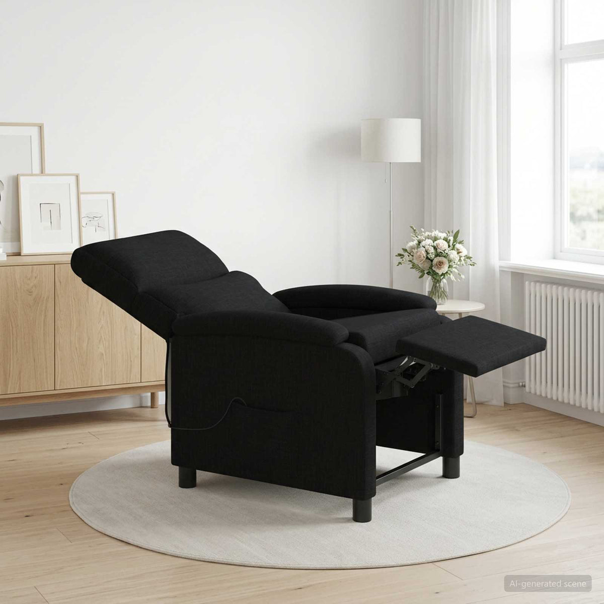 Křeslo S Funkcí Ležení Textil
