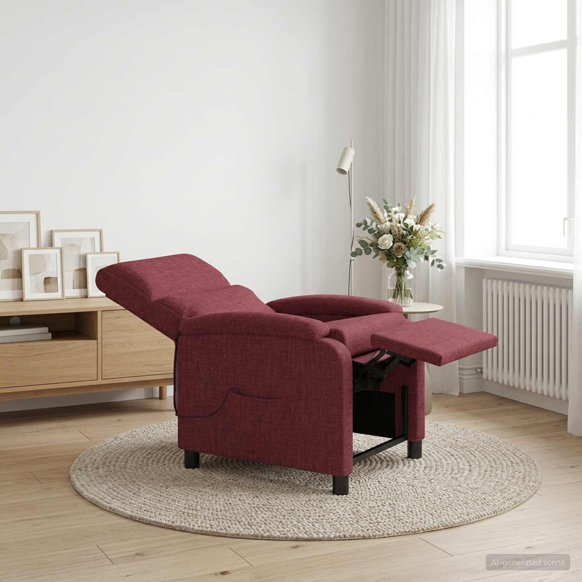Křeslo S Funkcí Ležení Textil