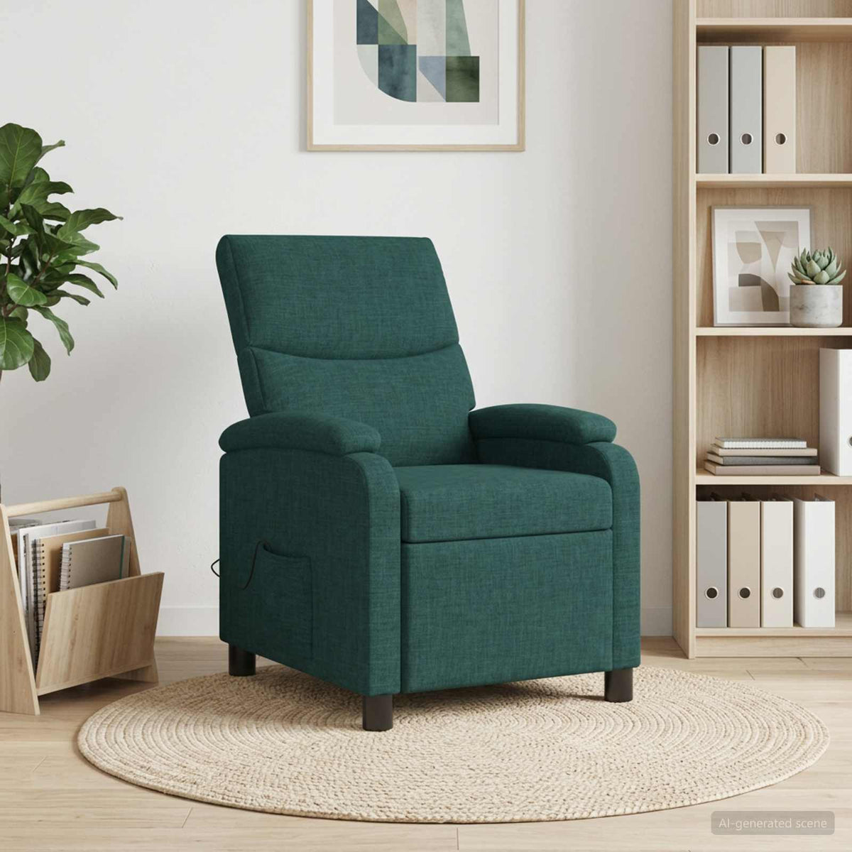 Křeslo S Funkcí Ležení Textil