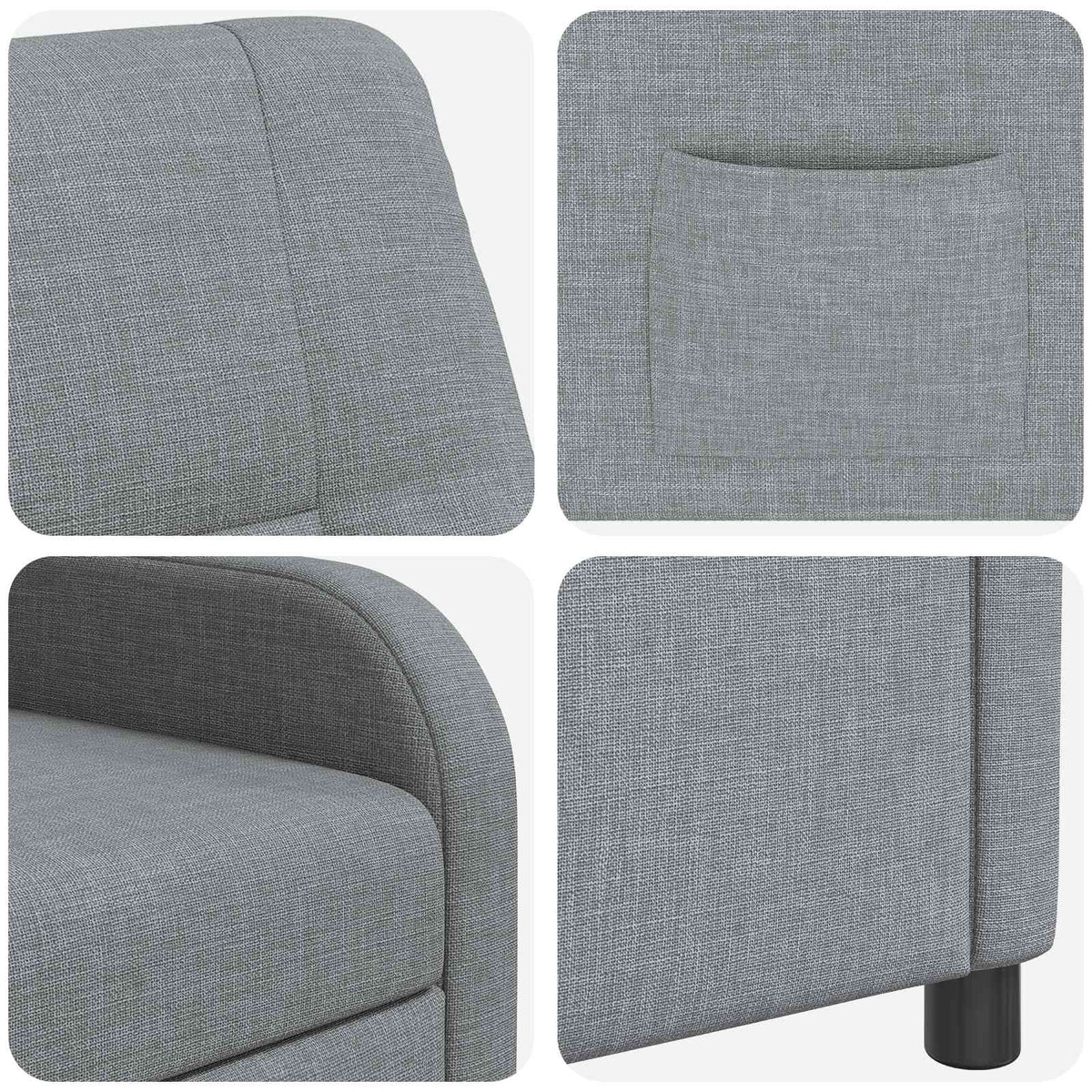 Křeslo S Funkcí Ležení Textil