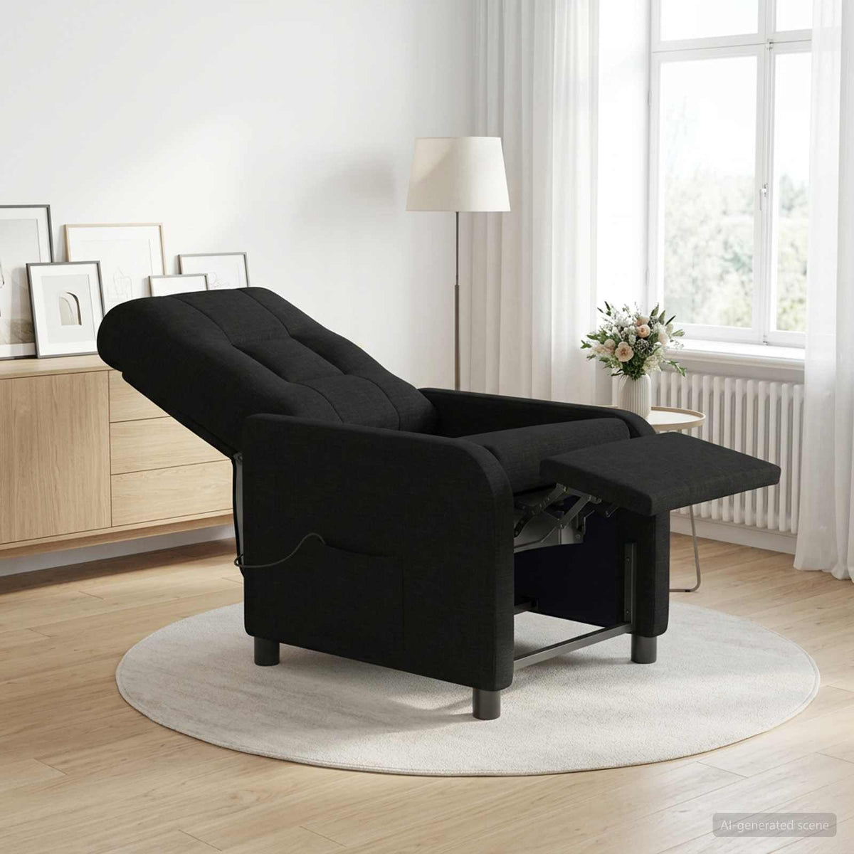 Křeslo S Funkcí Ležení Textil