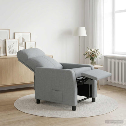 Křeslo S Funkcí Ležení Textil