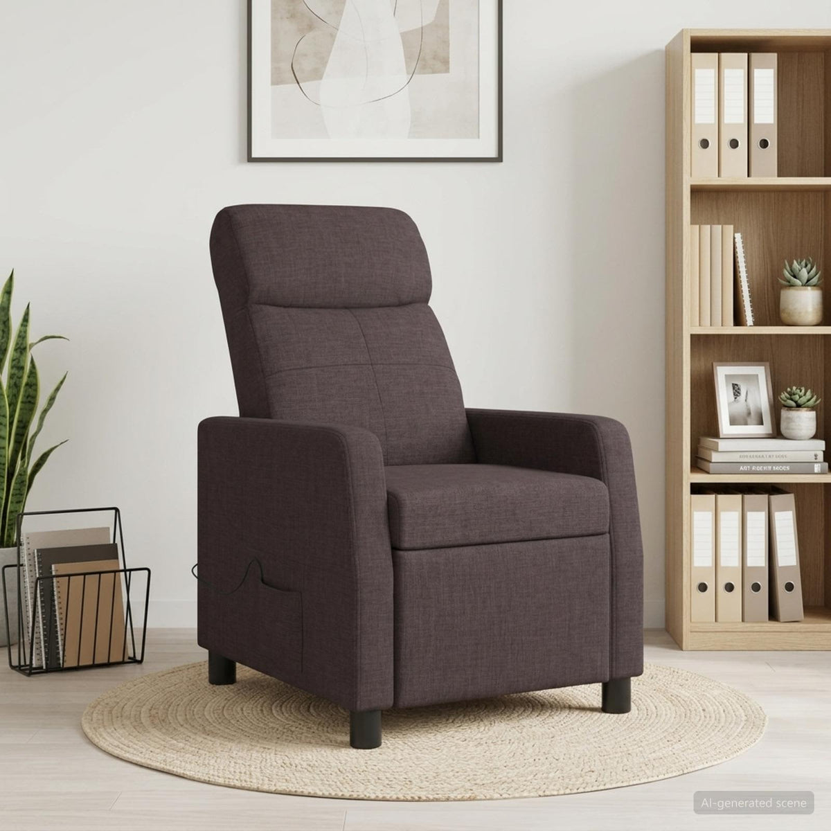 Křeslo S Funkcí Ležení Textil