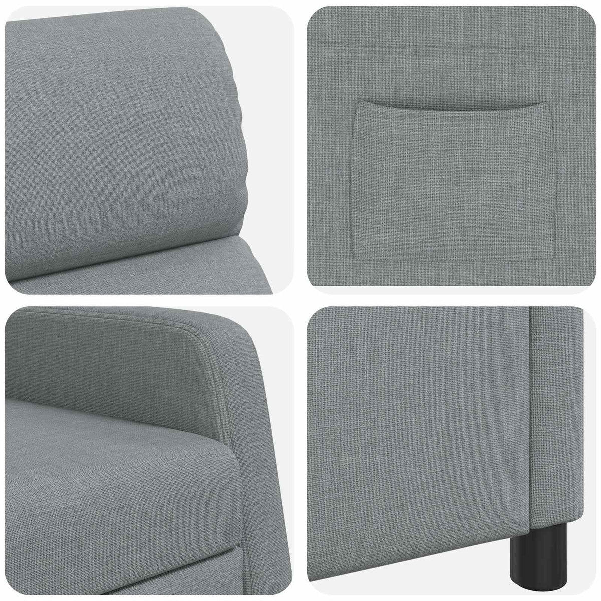 Křeslo S Funkcí Ležení Textil