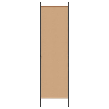 4-Panelový Pokojový Paravan Béžová 200 X 180 Cm Textil