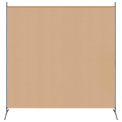 Jednopanelová Dělící Stěna Béžová 175 X 180 Cm Textil