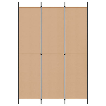 3-Panelový Rozdělovací Stěna Béžová 150 X 220 Cm Textil