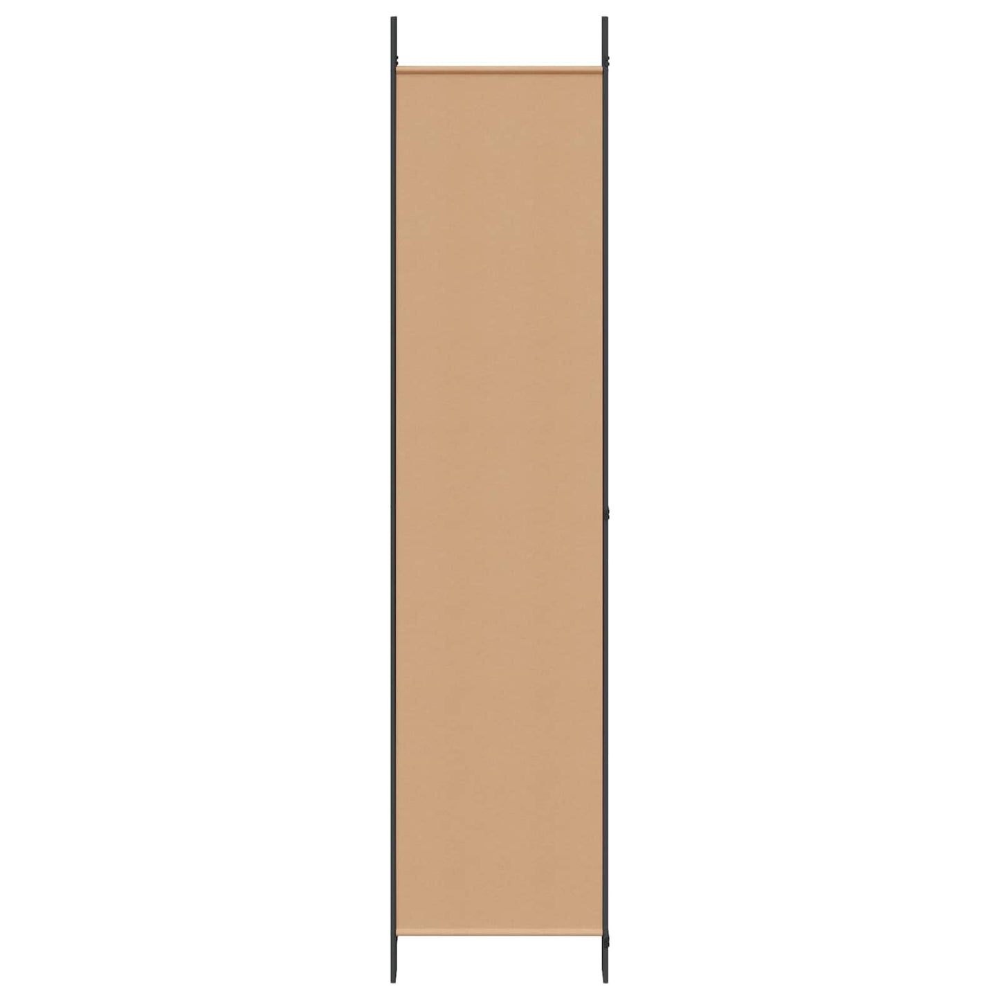 4-Panelový Pokojový Paravan Béžová 200 X 220 Cm Textil