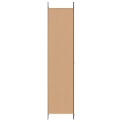 4-Panelový Pokojový Paravan Béžová 200 X 220 Cm Textil