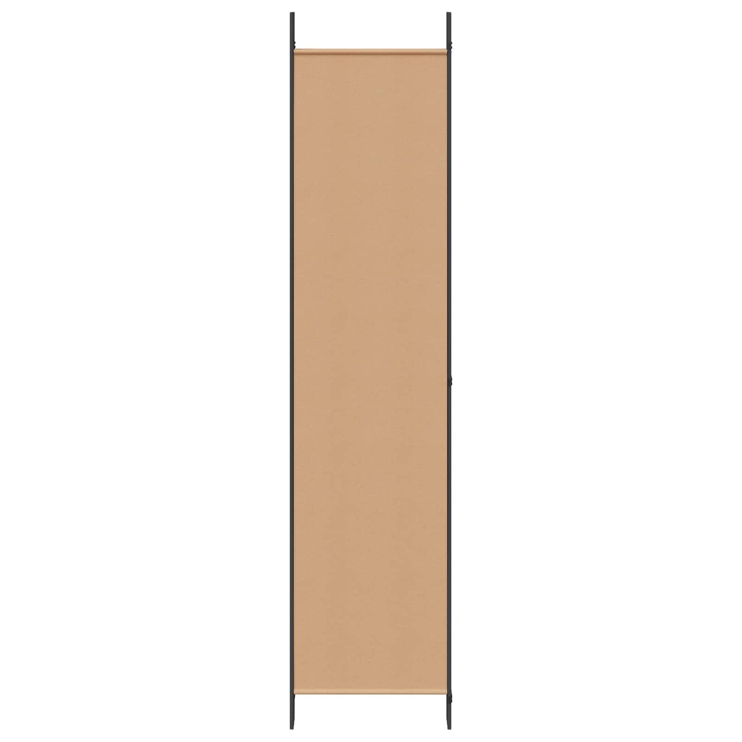 6-Panelový Dělící Paravan Béžová 300 X 220 Cm Textil