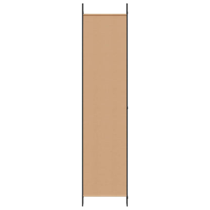 6-Panelový Dělící Paravan Béžová 300 X 220 Cm Textil