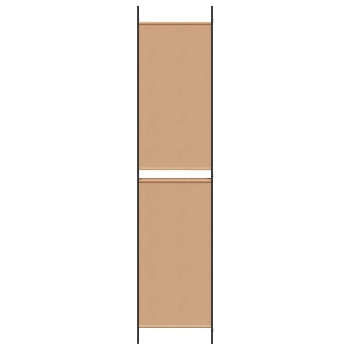 4-Panelový Rozdělovací Paravan Béžová 200 X 220 Cm Textil