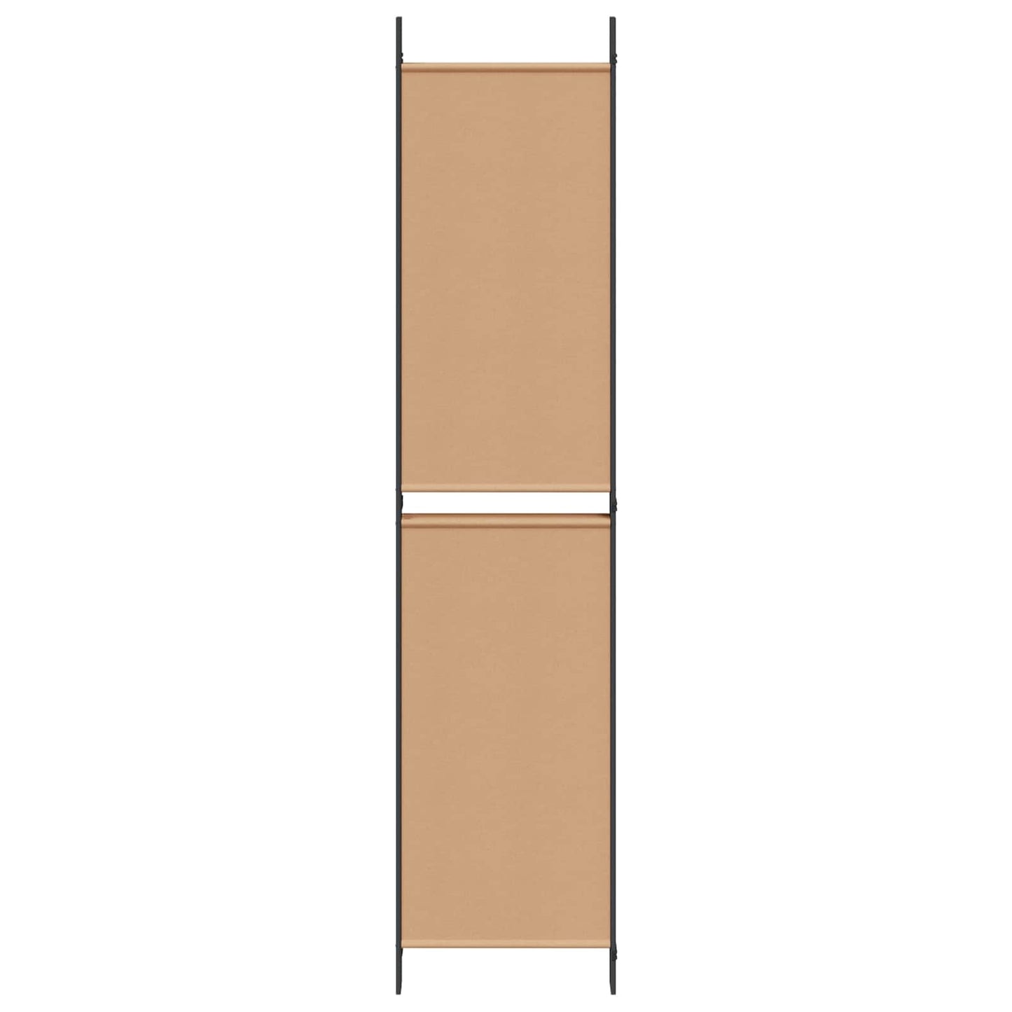 5-Panelový Rozdělovač Místností Béžová 250 X 220 Cm Textil