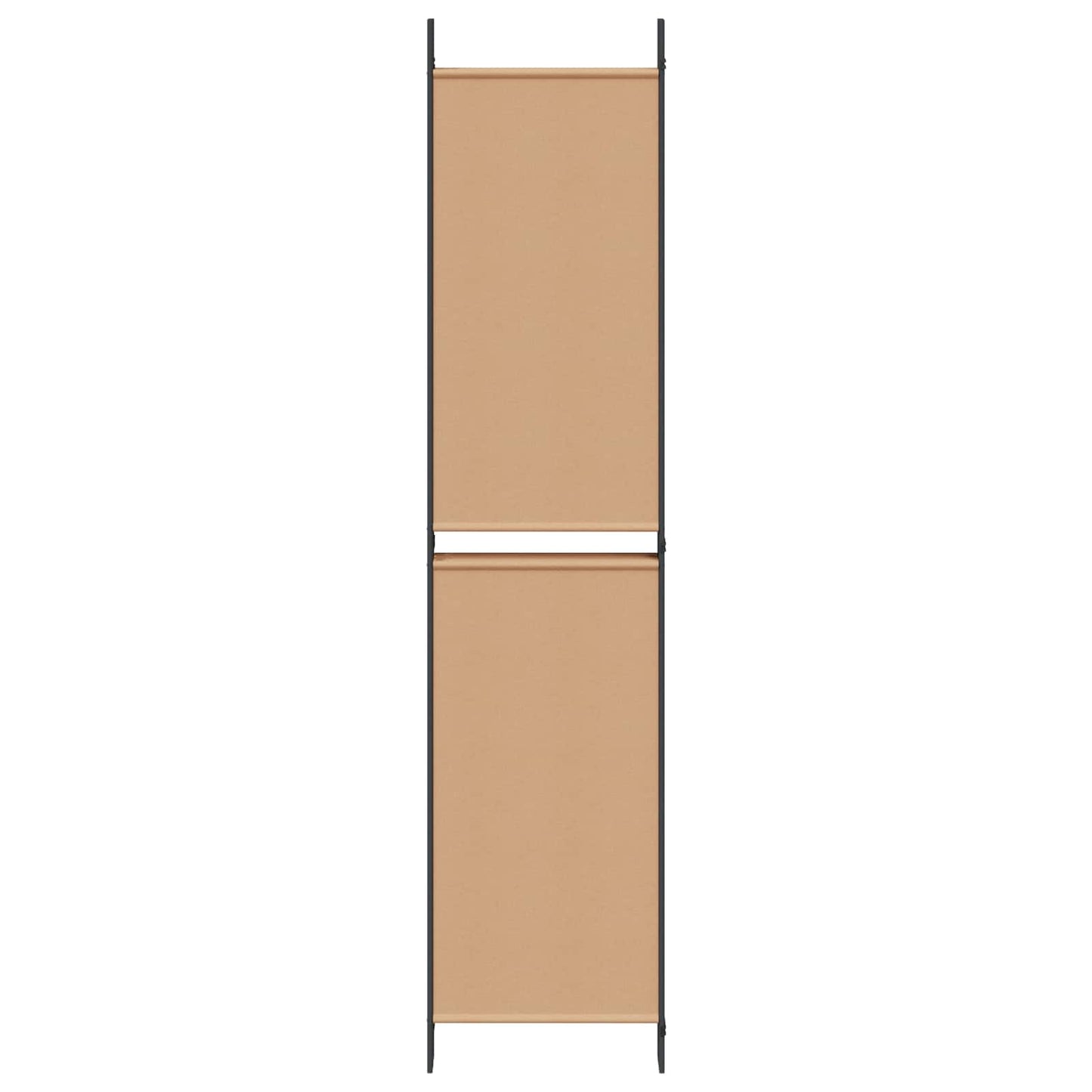 6-Panelový Dělící Paravan Béžová 300 X 220 Cm Textil