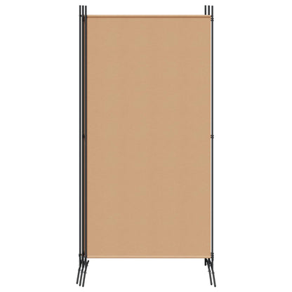4-Panelový Pokojový Paravan Béžová 346 X 180 Cm Textil