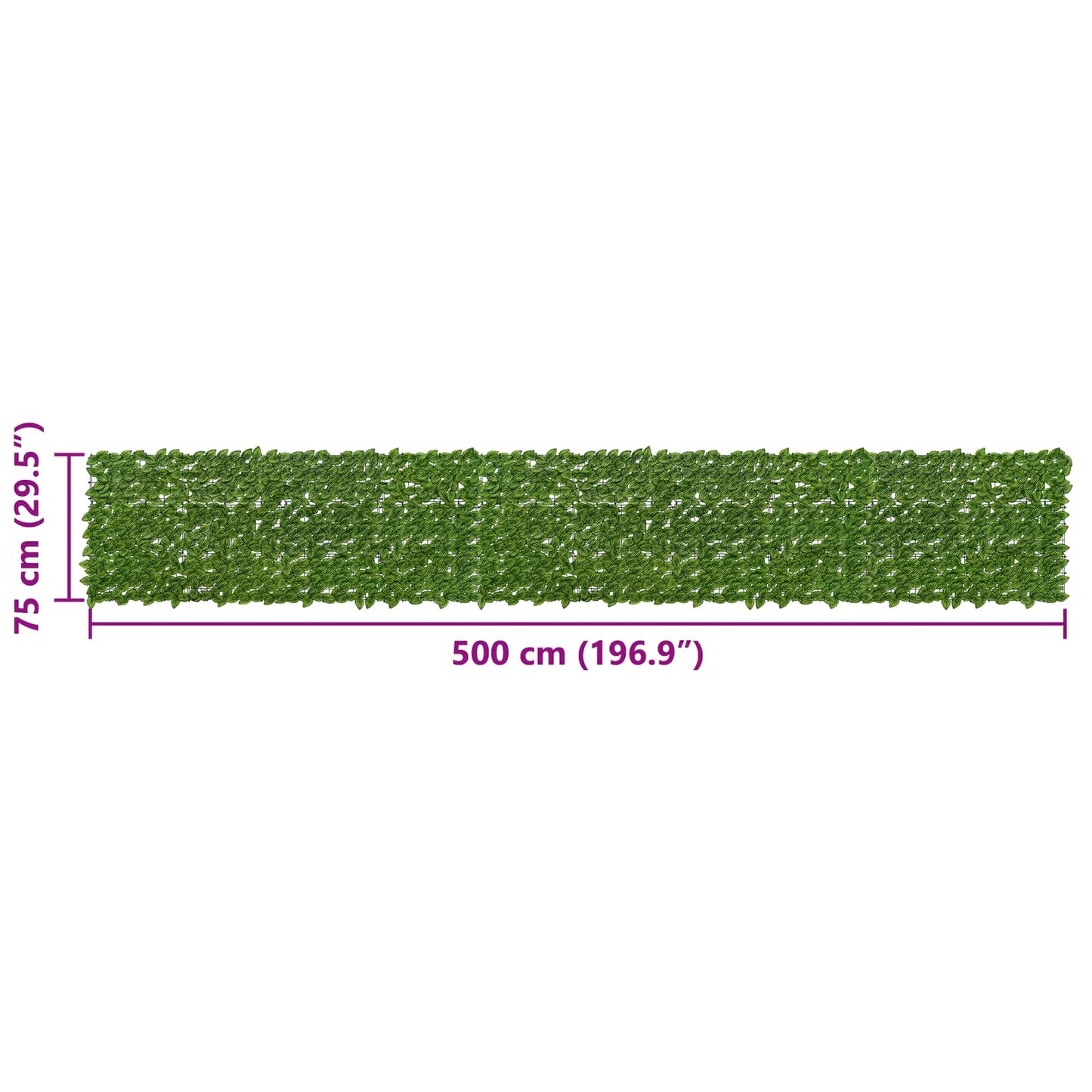 Clona Na Balkon S Listy Zelená A Žlutá 500 X 75 Cm
