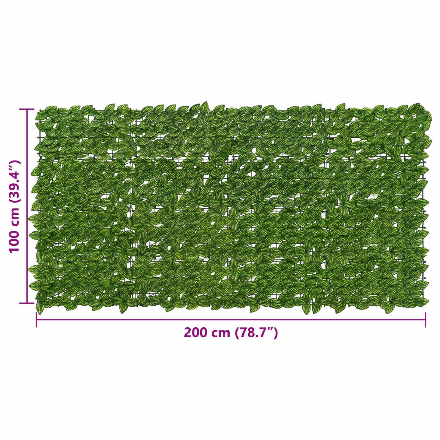 Clona Na Balkon S Listy Zelená A Žlutá 200 X 100 Cm
