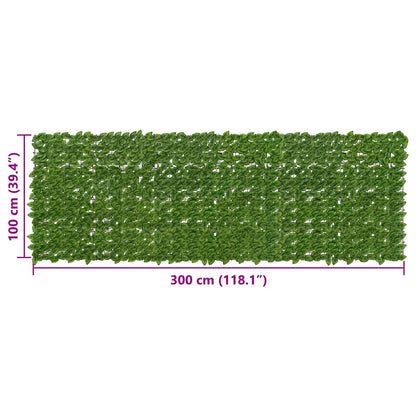 Clona Na Balkon S Listy Zelená A Žlutá 300 X 100 Cm
