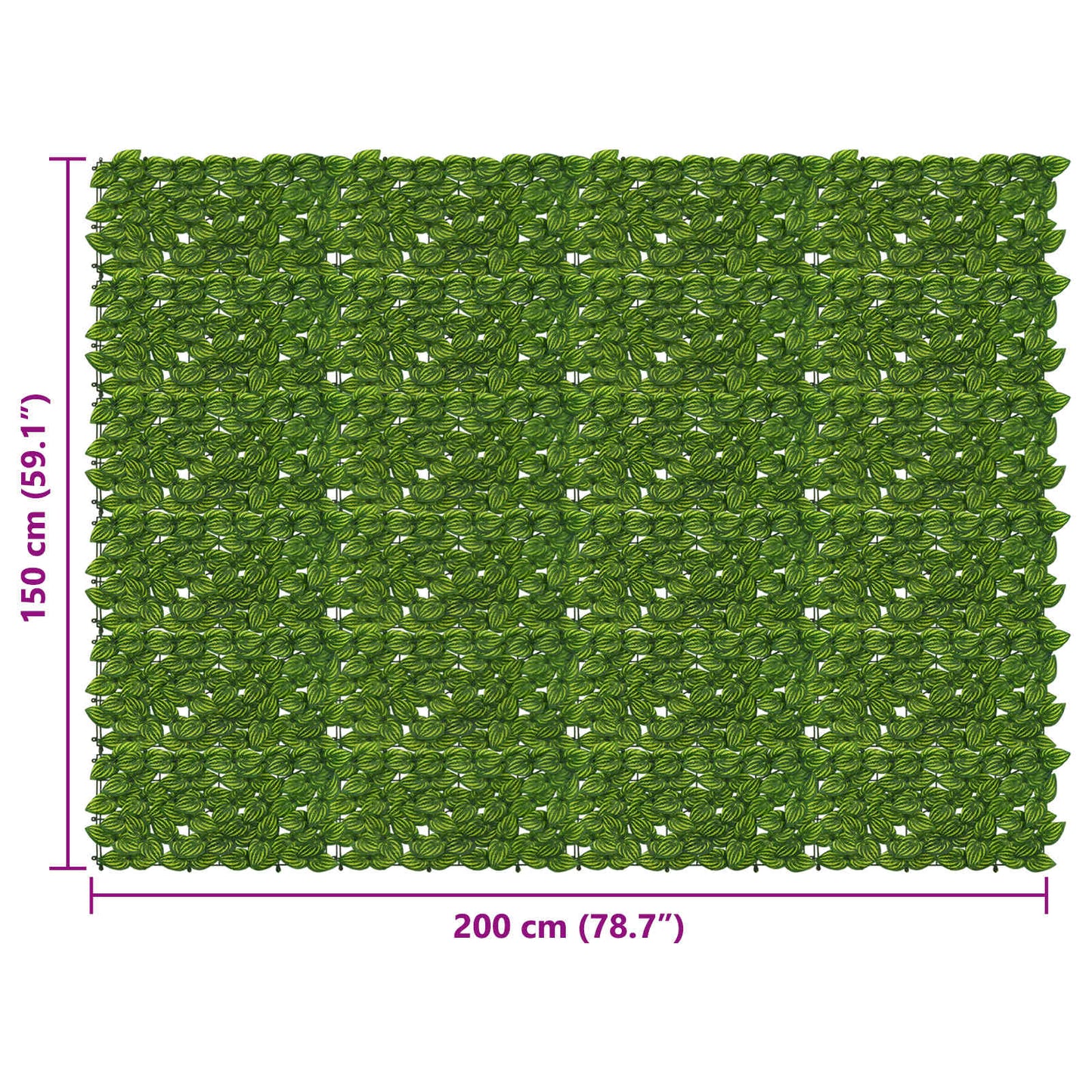 Clona Na Balkon S Listy Zelená A Žlutá 200 X 150 Cm