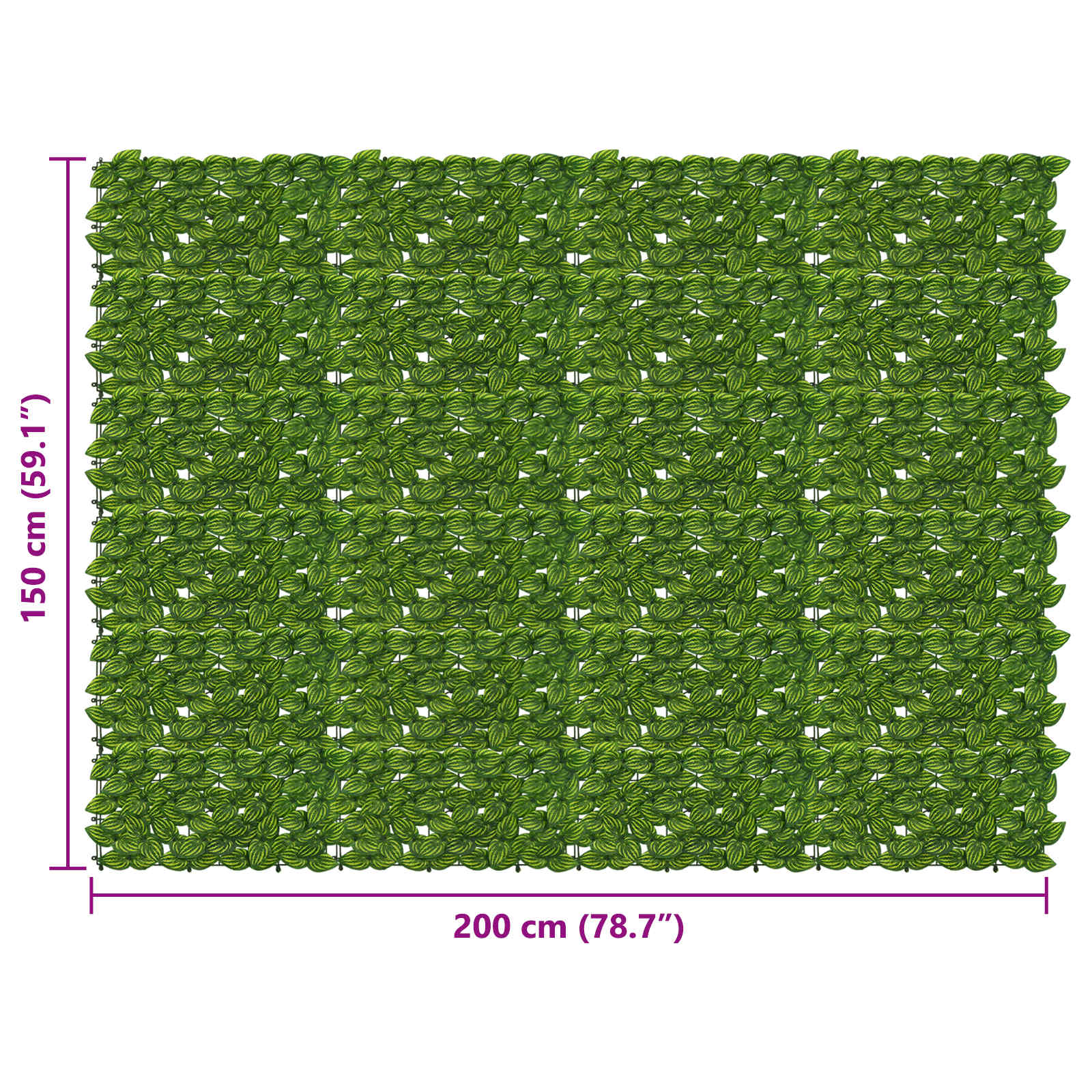 Clona Na Balkon S Listy Zelená A Žlutá 200 X 150 Cm