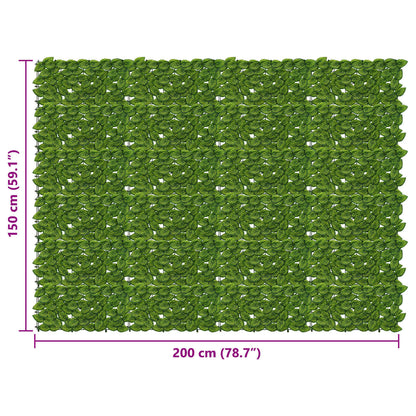 Clona Na Balkon S Listy Zelená A Žlutá 200 X 150 Cm