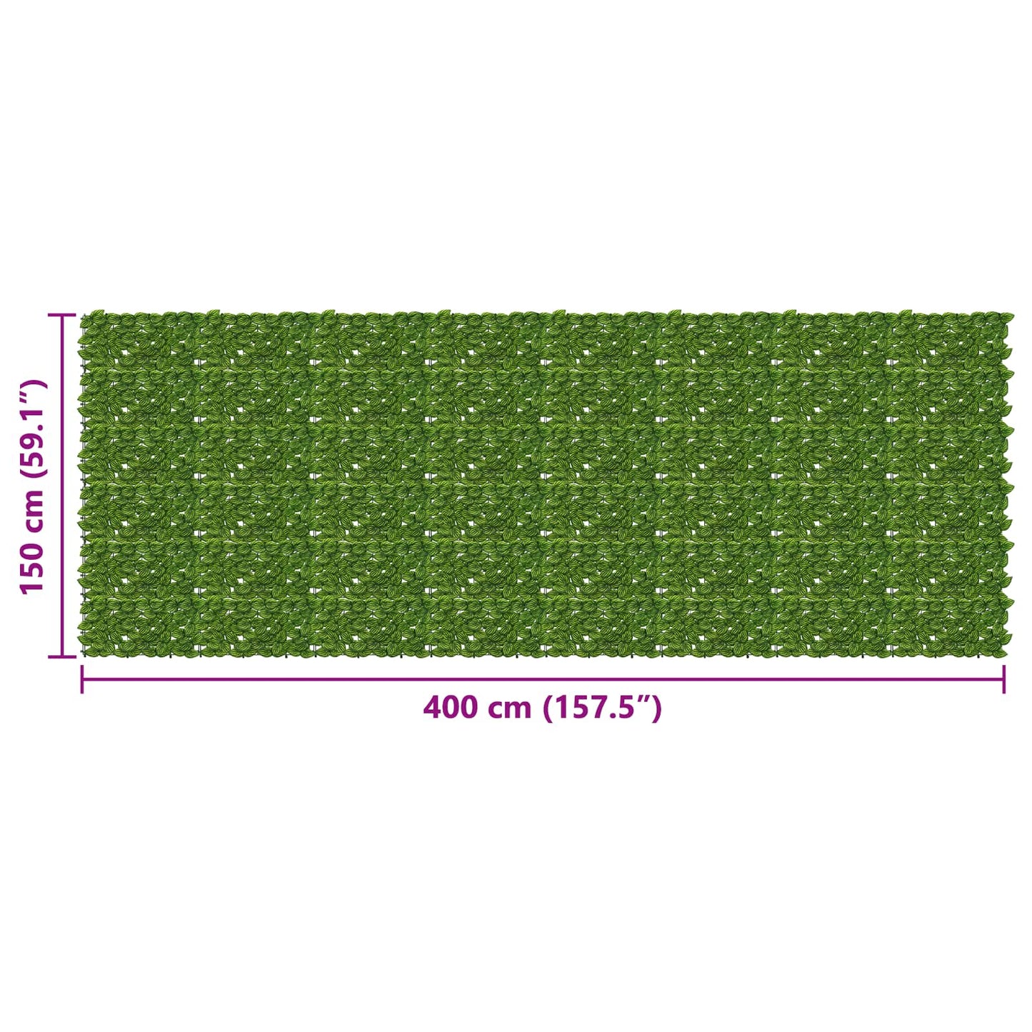 Clona Na Balkon S Listy Zelená A Žlutá 400 X 150 Cm