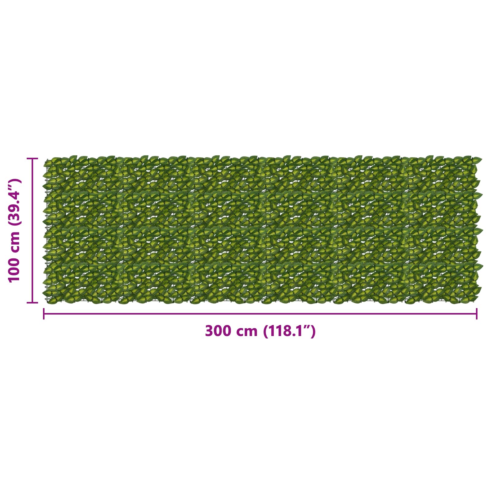 Clona Na Balkon S Listy Zelená A Žlutá 300 X 100 Cm