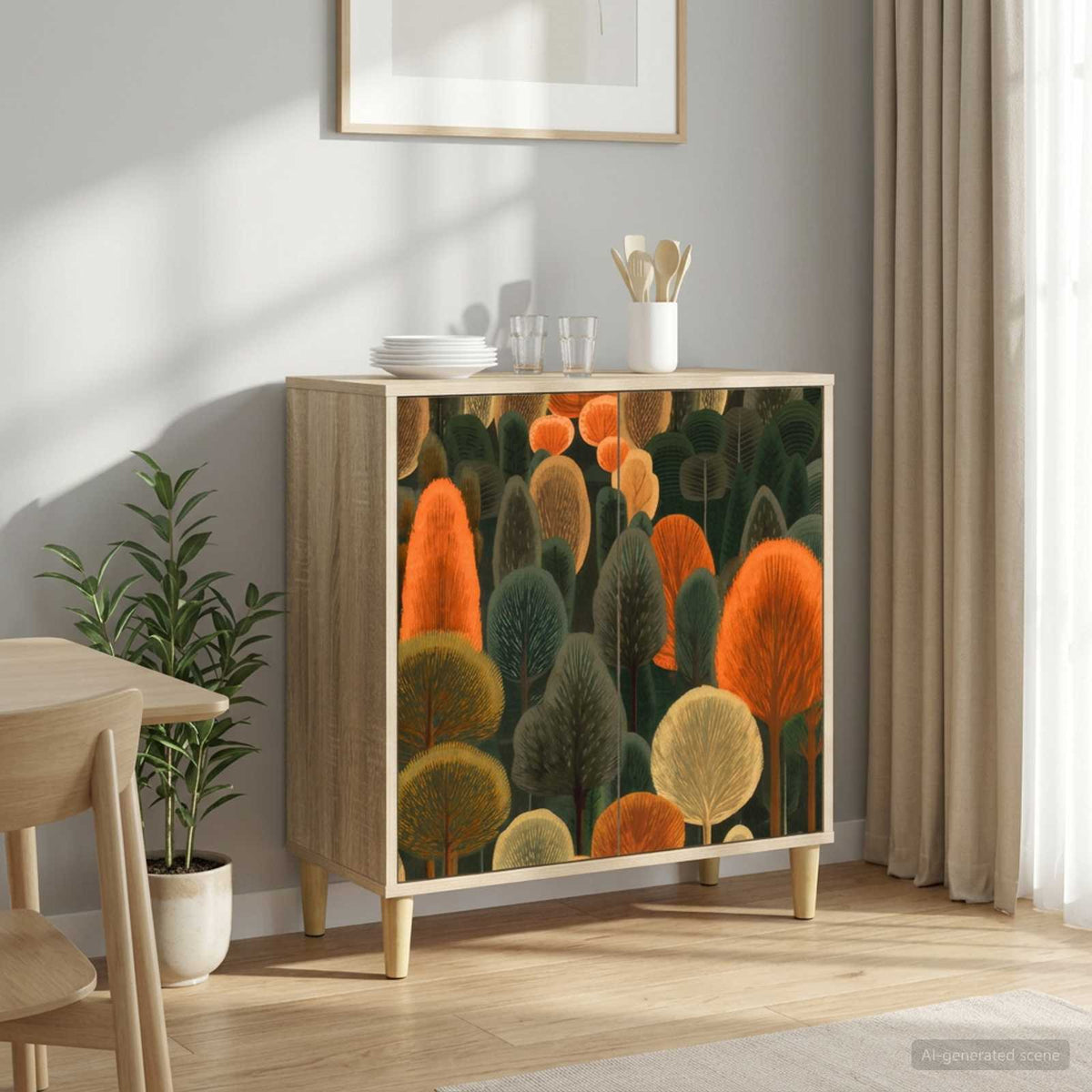 Servírovací Skříň Rhenen Sonoma 69 X 33 X 75 Cm